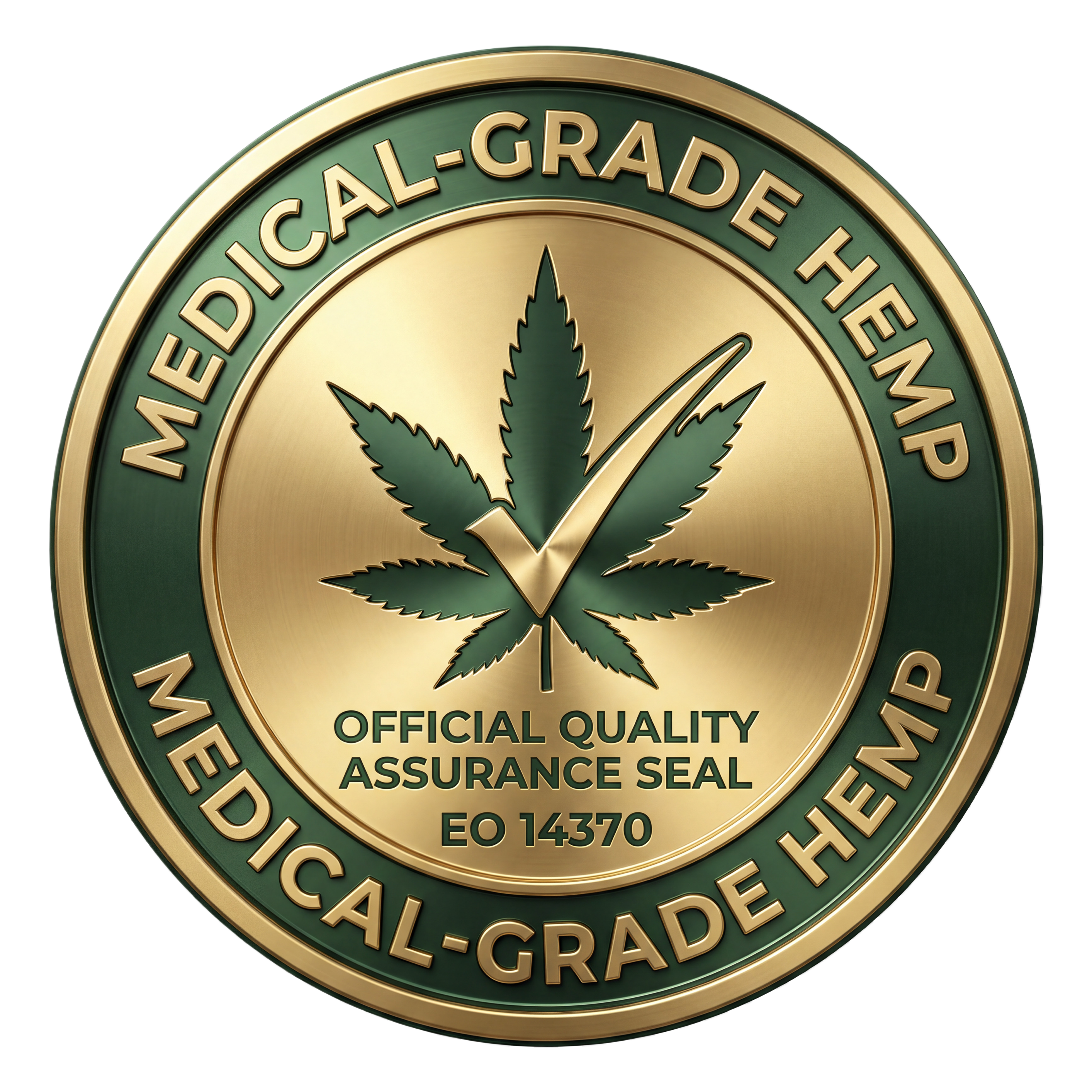 Medical-Grade Hemp Official Quality Assurance Seal EO 14370